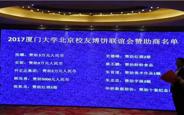 “博餅”是閩南地區有的傳統形式歡慶，此次活動(dòng)以這種形式向母校致以美優(yōu)的祝福，也寄托著(zhù)各地廈人永久母校情和青春回憶的活動(dòng)。